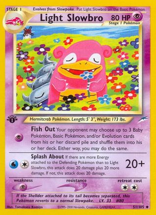 Image of Light Slowbro (51/105) [Neo Destiny 1st Edition]