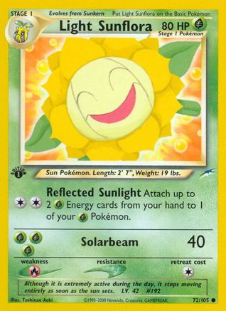 Image of Light Sunflora (72/105) [Neo Destiny 1st Edition]