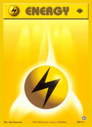 Image of Lightning Energy (109/111) [Neo Genesis 1st Edition]