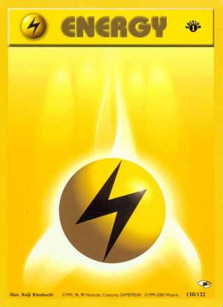 Image of Lightning Energy (130/132) [Gym Heroes 1st Edition]