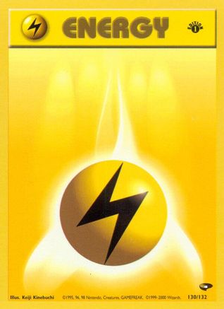 Image of Lightning Energy (130/132) [Gym Challenge 1st Edition]
