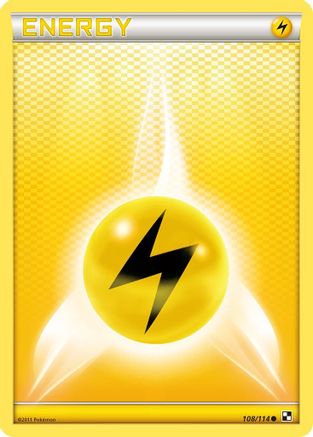 Image of Lightning Energy (108/114) [Black & White: Base Set]