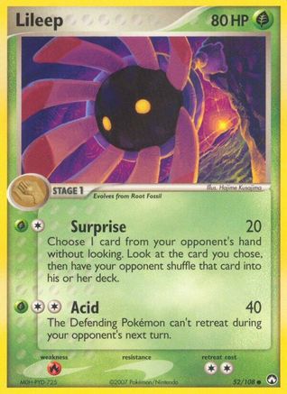 Image of Lileep (52/108) (Stamped) [EX: Power Keepers]