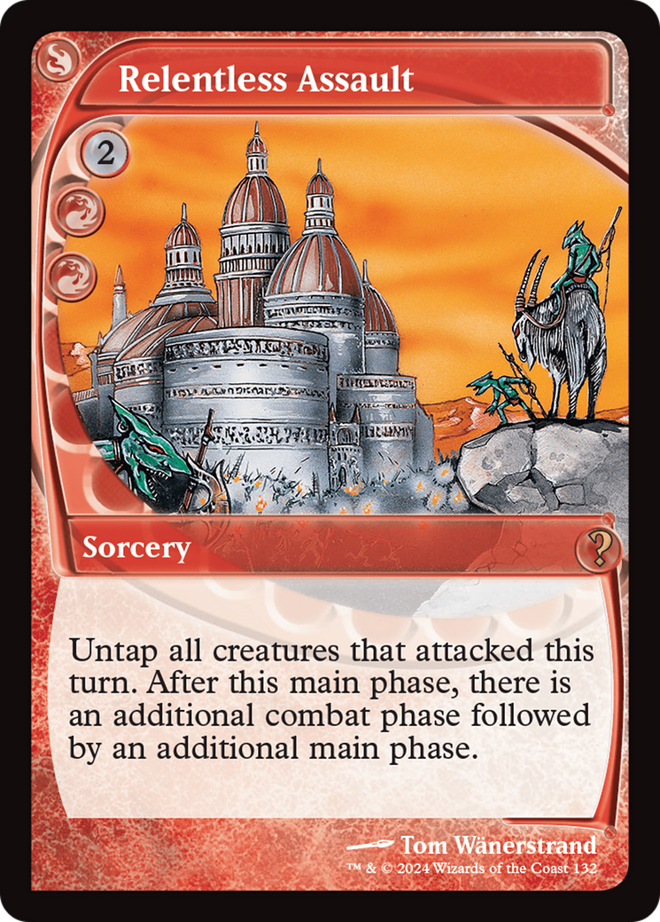 Image of Relentless Assault (Future Sight) [Mystery Booster 2]