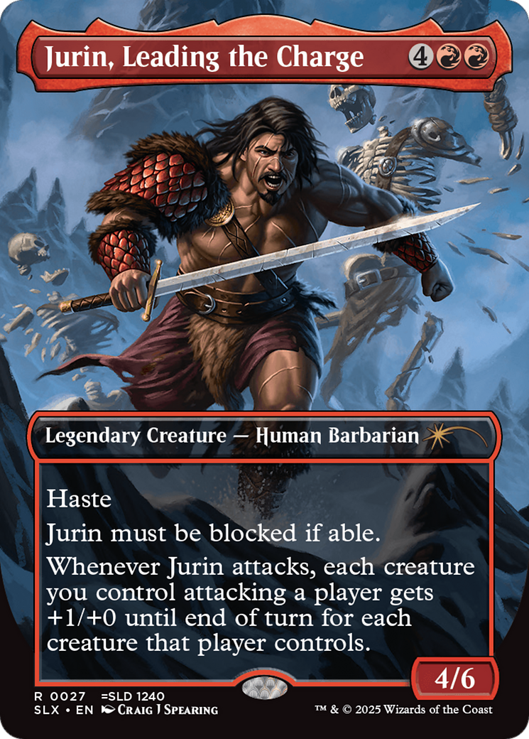 Image of Jurin, Leading the Charge [Secret Lair: Universes Within]