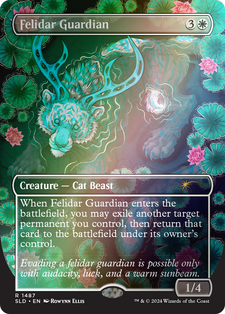 Image of Felidar Guardian (Rainbow Foil) [Secret Lair Drop Series]