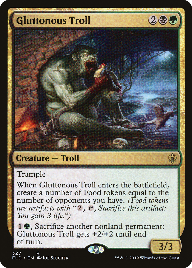 Image of Gluttonous Troll [Throne of Eldraine]
