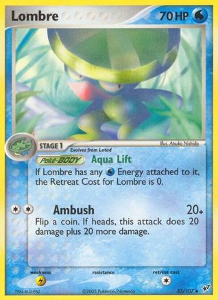 Image of Lombre (33/107) (Stamped) [EX: Deoxys]