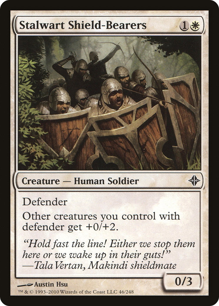 Image of Stalwart Shield-Bearers [Rise of the Eldrazi]
