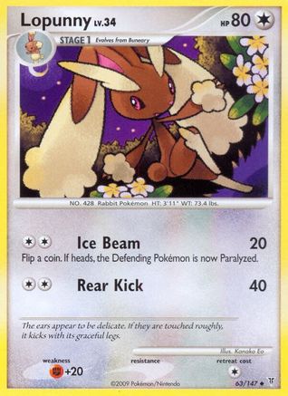 Image of Lopunny (63/147) [Platinum: Supreme Victors]