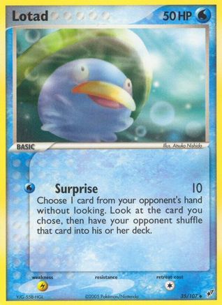 Image of Lotad (35/107) (Stamped) [EX: Deoxys]