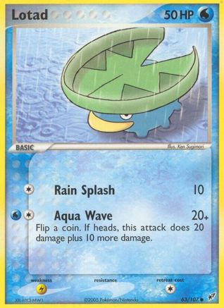 Image of Lotad (63/107) (Stamped) [EX: Deoxys]