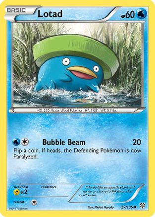 Image of Lotad (29/135) [Black & White: Plasma Storm]