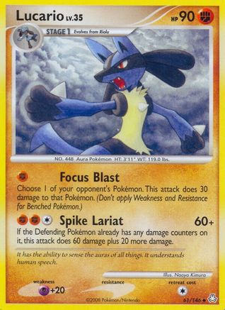 Image of Lucario (61/146) [Diamond & Pearl: Legends Awakened]