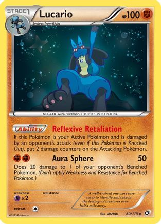 Image of Lucario (80/113) [Black & White: Legendary Treasures]