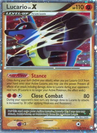 Image of Lucario LV.X (122/123) [Diamond & Pearl: Mysterious Treasures]