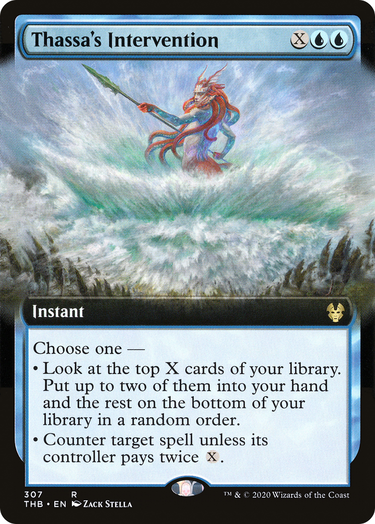 Image of Thassa's Intervention (Extended Art) [Theros Beyond Death]