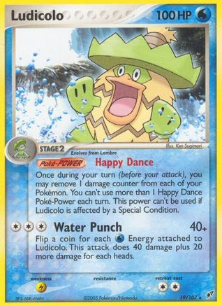 Image of Ludicolo (19/107) (Stamped) [EX: Deoxys]