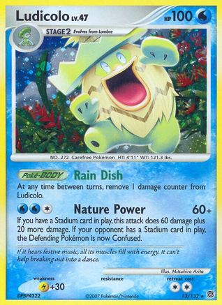 Image of Ludicolo (13/132) [Diamond & Pearl: Secret Wonders]