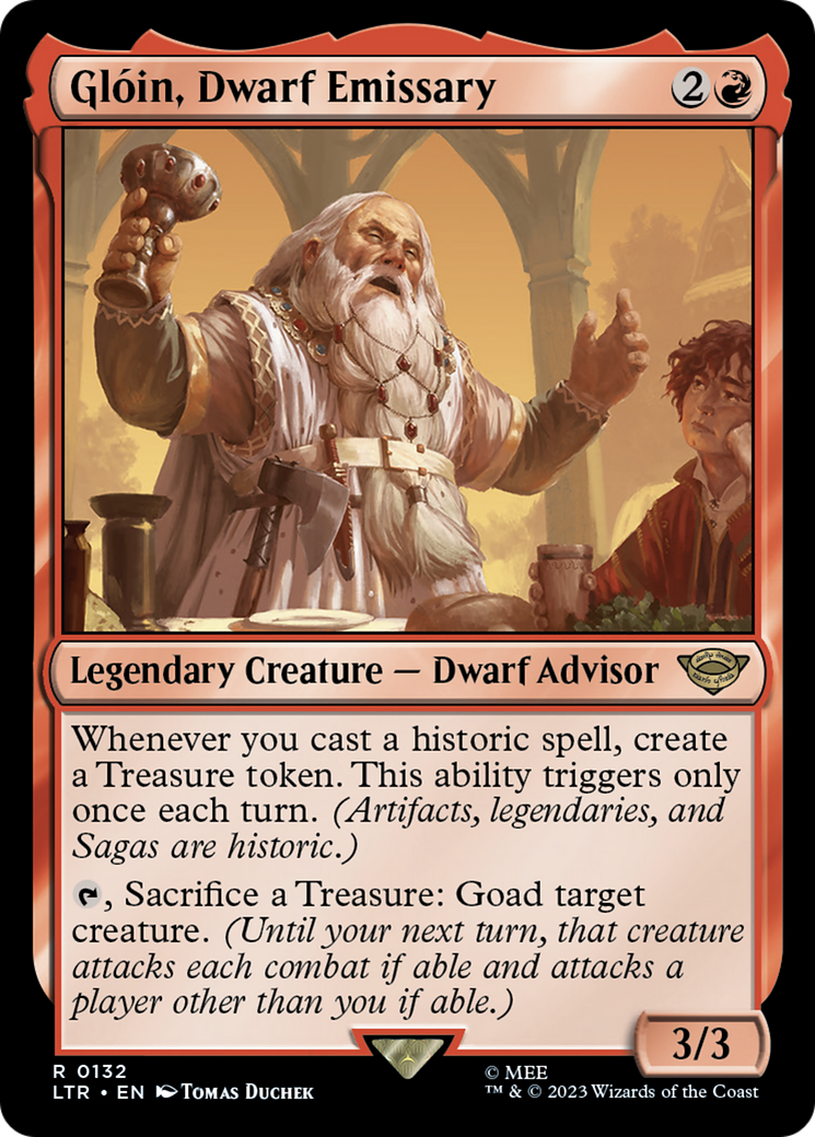 Image of Gloin, Dwarf Emissary [The Lord of the Rings: Tales of Middle-Earth]