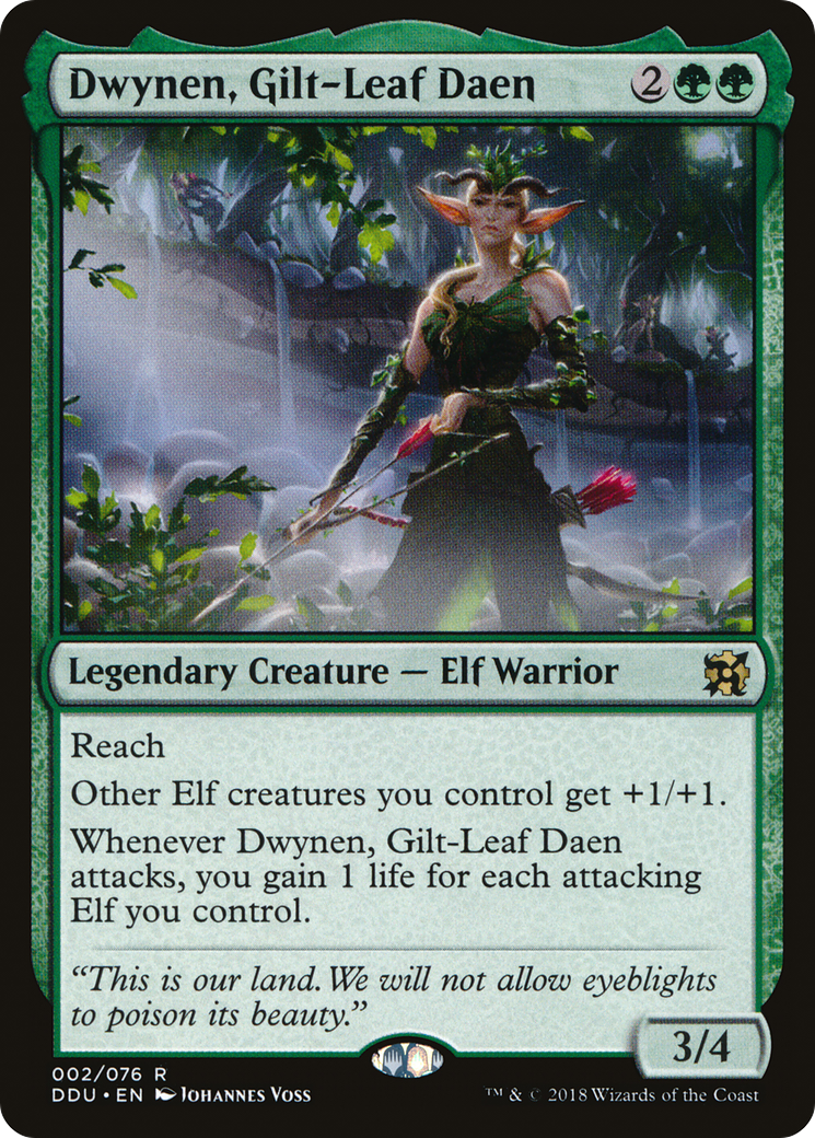 Image of Dwynen, Gilt-Leaf Daen [Duel Decks: Elves vs. Inventors]