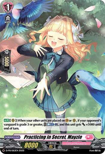 Image of Practicing in Secret, Mayzie (D-PR/063EN) [D Promo Cards]
