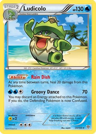 Image of Ludicolo (31/135) [Black & White: Plasma Storm]