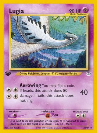 Image of Lugia (20/64) [Neo Revelation 1st Edition]