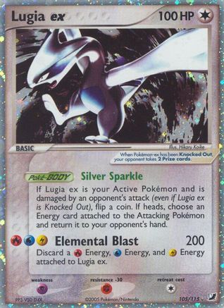 Image of Lugia ex (105/115) [EX: Unseen Forces]