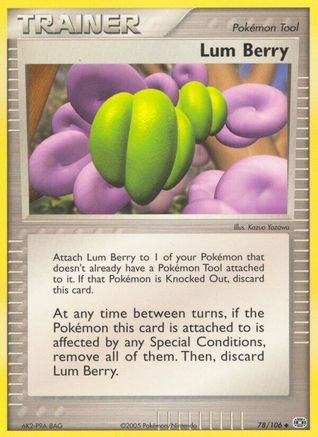 Image of Lum Berry (78/106) (Stamped) [EX: Emerald]