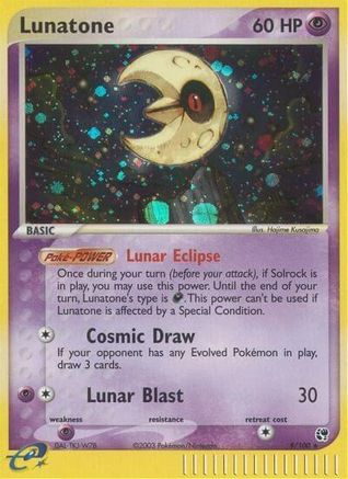 Image of Lunatone (8/100) [EX: Sandstorm]