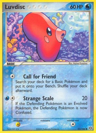 Image of Luvdisc (53/106) (Stamped) [EX: Emerald]