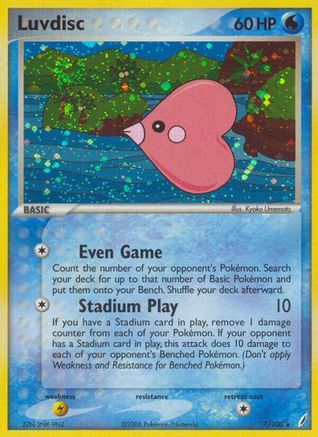 Image of Luvdisc (7/100) (Stamped) [EX: Crystal Guardians]