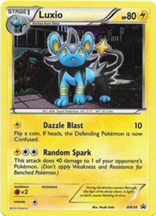 Image of Luxio (BW34) (Cosmos Holo) [Black & White: Black Star Promos]