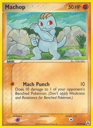Image of Machop (57/92) (Stamped) [EX: Legend Maker]