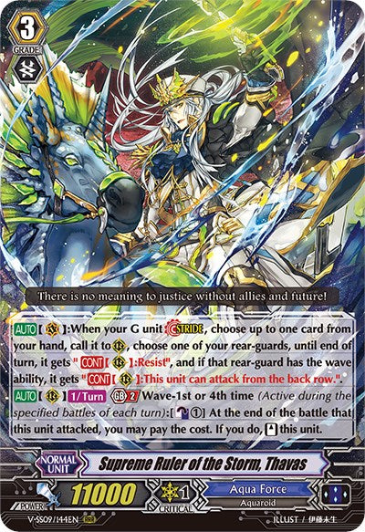 Image of Supreme Ruler of the Storm, Thavas (V-SS09/144EN) [Revival Selection]