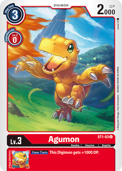 Image of Agumon [ST1-03] [Starter Deck: Gaia Red]
