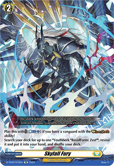 Image of Skyfall Fury (D-TD03/018EN) [Raika Koshiba -Skyfall Executors-]