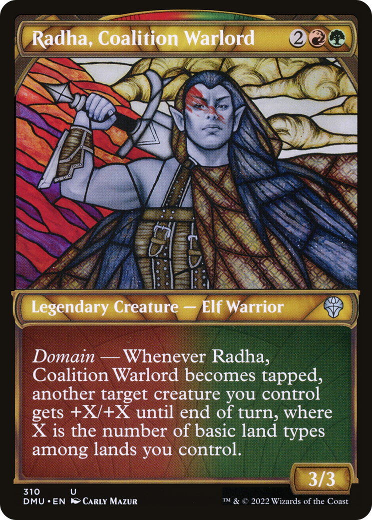 Image of Radha, Coalition Warlord (Showcase) [Dominaria United]