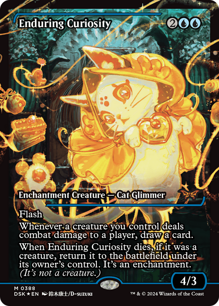 Image of Enduring Curiosity (Japan Showcase) [Duskmourn: House of Horror]