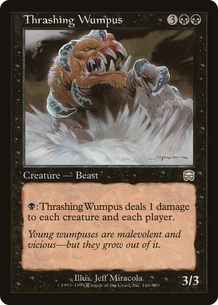 Image of Thrashing Wumpus [Mercadian Masques]