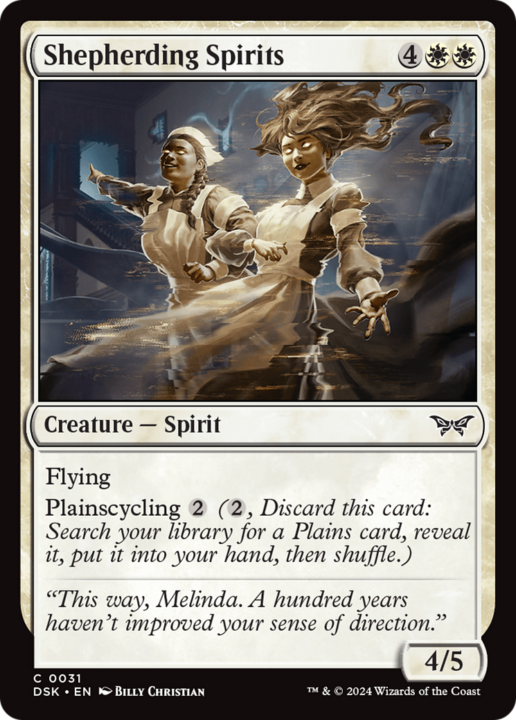 Image of Shepherding Spirits [Duskmourn: House of Horror]