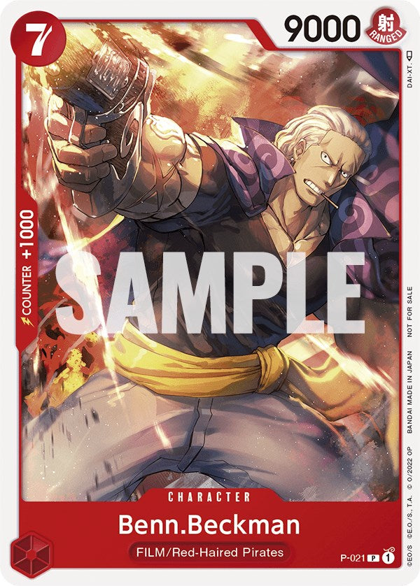 Image of Benn.Beckman (One Piece Film Red) [One Piece Promotion Cards]