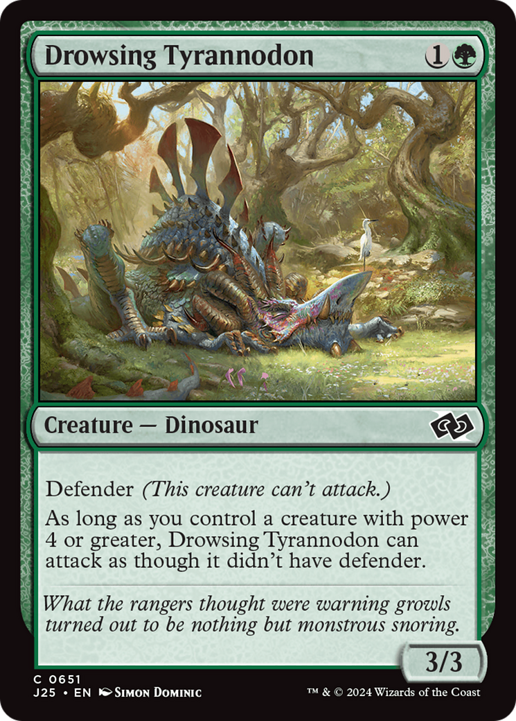 Image of Drowsing Tyrannodon [Foundations Jumpstart]