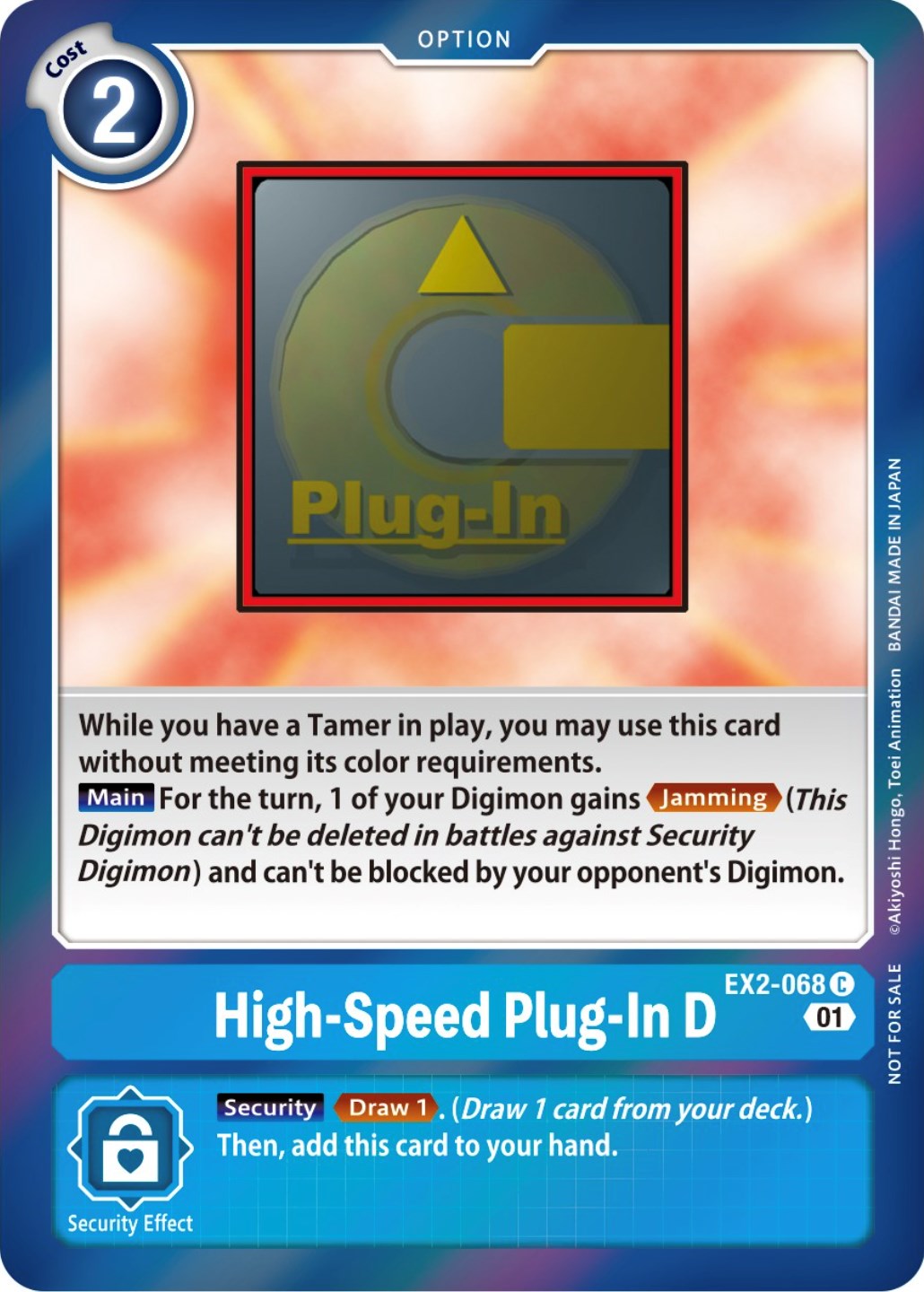 Image of High-Speed Plug-In D [EX2-068] (Event Pack 4) [Digital Hazard Promos]