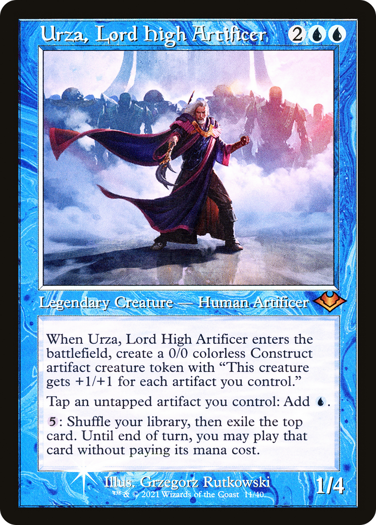 Image of Urza, Lord High Artificer (Retro) [Modern Horizons]