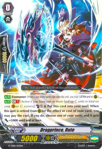 Image of Dragprince, Rute (G-TD10/013EN) [Ritual of Dragon Sorcery]