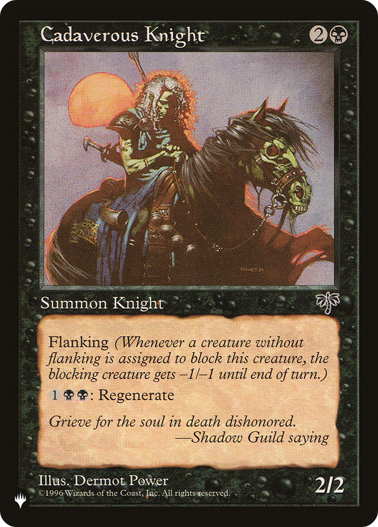 Image of Cadaverous Knight [The List]