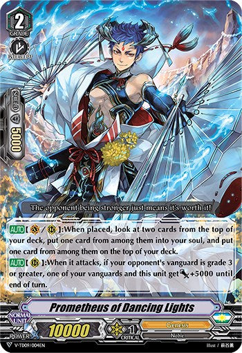 Image of Prometheus of Dancing Lights (V-TD09/004EN) [Shinemon Nitta]