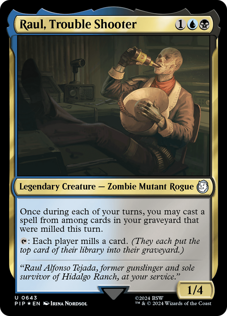 Image of Raul, Trouble Shooter (Surge Foil) [Fallout]